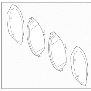 2025 - 2025 Mercedes-Benz Disc Brake Pad Set 000-420-37-02