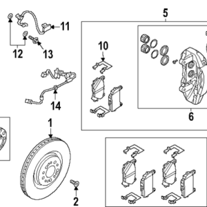 2025 - 2026 Genesis Brake Pads 58101-T6A21