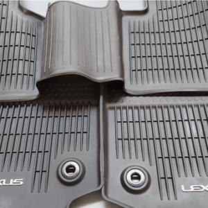 2025 - 2026 Lexus Black Front And Rear All Weather Floor Mat Set PT206-48231-20
