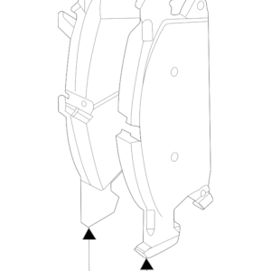2025 - 2026 Lincoln Motorcraft Disc Brake Pad Set BRF-2072