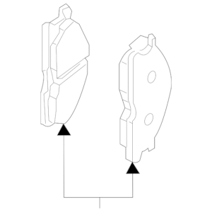 2025 - 2026 Nissan Disc Brake Pad Set D1060-7JA0A