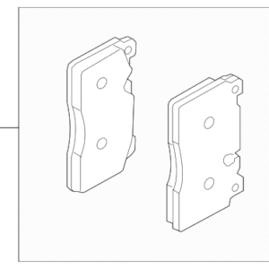 Audi Brake Lining 8R0-698-151-J