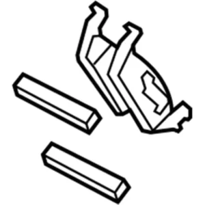 Ford Disc Brake Pad Set Rear AU2Z-2V200-A