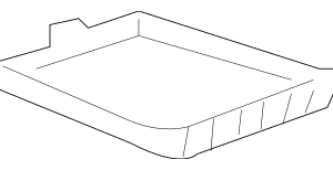 GM Liner-f/floor Console Stor Tray 15893446