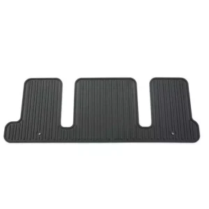 GM Third-row One-piece Premium All-weather Floor Mat In Titanium For Models With Second-row Captain's Chairs 22890489
