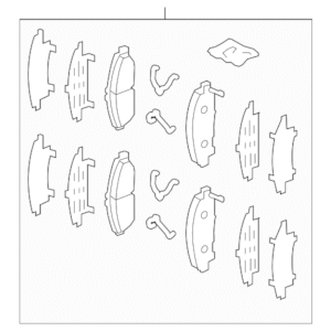 Honda Brake Pads Front 45022-SZA-405