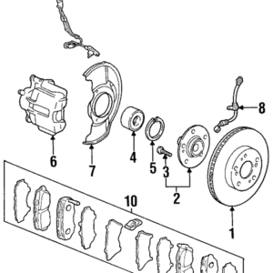 Honda Pad Set Front- 45022-S30-A01