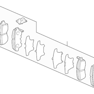 Honda Pad Set Front- 45022-S84-A00
