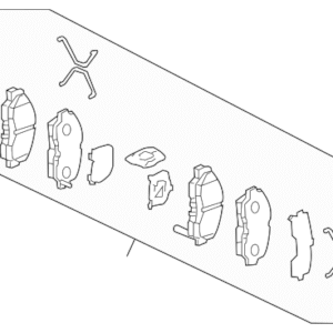 Honda Pad Set Front- 45022-S9A-A01
