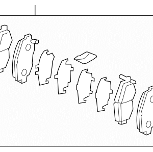 Honda Pad Set Front- 45022-TR7-A00