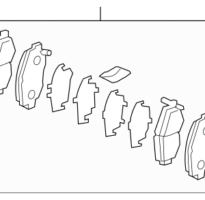 Honda Pad Set Front 45022-TX4-305