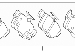 Honda Pad Set Rear 43022-3W0-A00