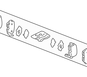 Honda Pad Set Rear- 43022-S3V-A01