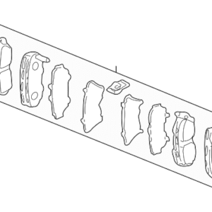 Honda Pad Set Rear- 43022-SX0-A50