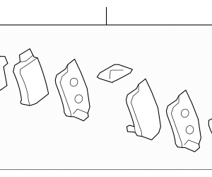 Honda Set Pad Rear 43022-S9A-000