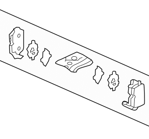 Honda Set Pad Rear(11cl 1 43022-SHJ-X01