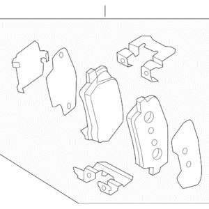 Hyundai Disc Brake Pad Set 58302-3MA30