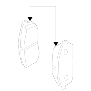 Infiniti Pad Kit - Disc Brake DA06MCD00JNW