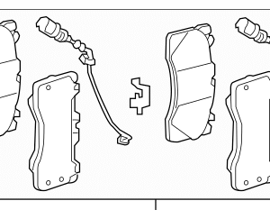 Lexus Pad Kit Disc Brake 04465-0W190