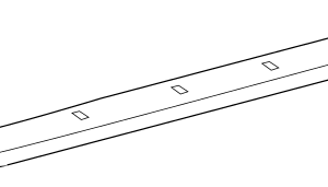 Lexus Plate Rear Floor Mat 58574-60090-A0