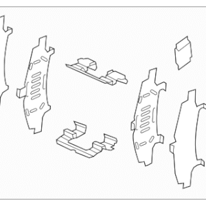 Mazda Attachment Pad Front BCYA-33-29Z