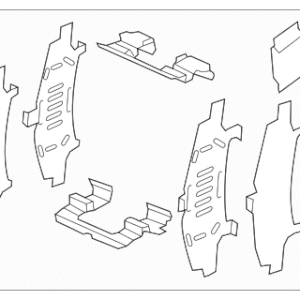 Mazda Attachment Pad Front K1YW-33-29Z