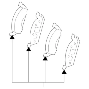 Mercedes-Benz Disc Brake Pad Set 007-420-66-20-95