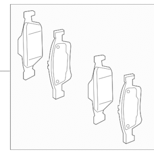 Mercedes-Benz Disk Brake Pad 006-420-61-20