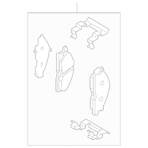 Nissan Pad Kit - Disc Brake D1060-1LA1A