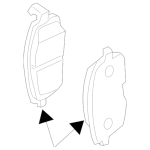 Nissan Pad Kit - Disc Brake DA06M-65E9TNW