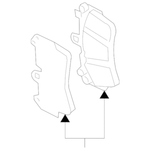 Porsche Disc Brake Pad Set 955-351-939-16