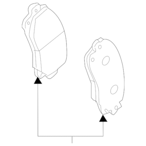 Subaru Brake Pads Front 26296XC00C