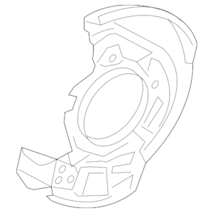Toyota Brake Dust Shield 47781-0R010
