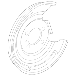 Toyota Brake Dust Shield 47881-12090