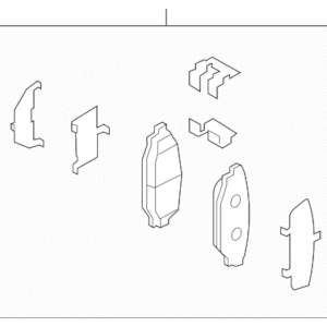 Toyota Disc Brake Pad Set SU003-04097
