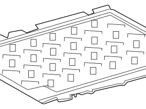 Toyota Mat Assembly Rear Floor 58570-35130-B0