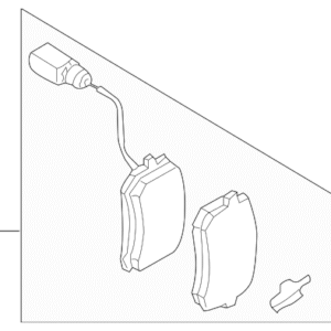 Volkswagen Brake Lining 3C0-698-451-F