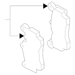 Volkswagen Brake Lining 7L6-698-451-A