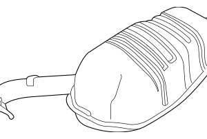 Volvo Muffler Rear 30645017