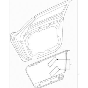 Volvo Rear Door 32407113