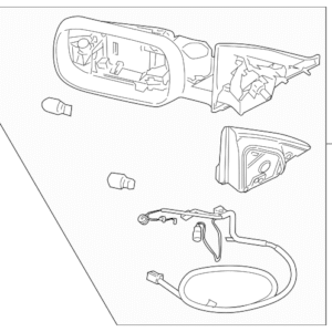 Volvo Rear View Mirror 31217120