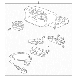 Volvo Rear View Mirror 8650167